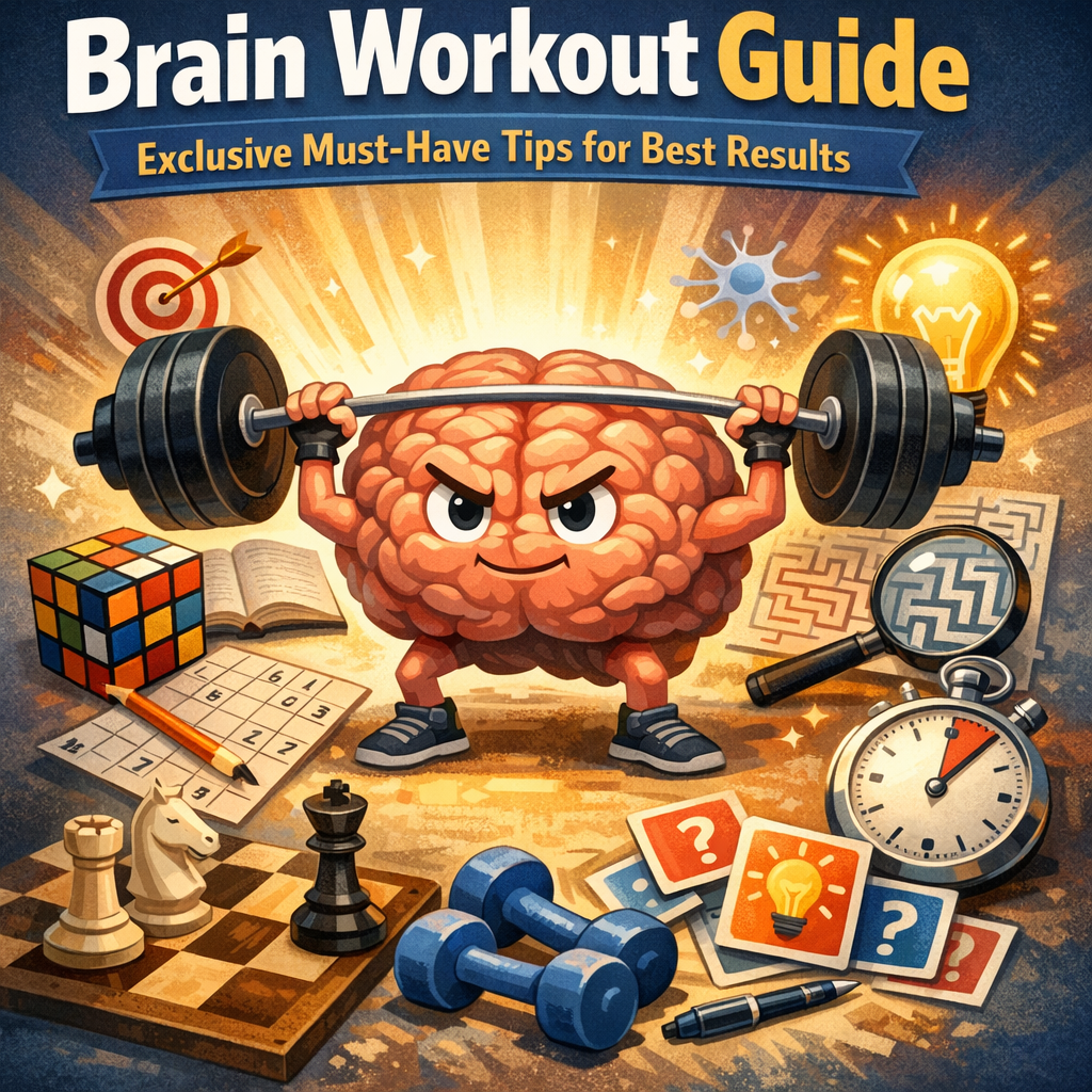 Illustration of Brain Workout Guide: Exclusive Must-Have Tips for Best Results