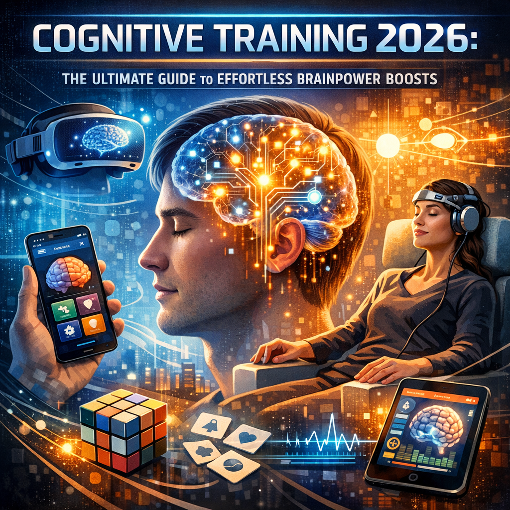 Illustration of Cognitive Training 2026: The Ultimate Guide to Effortless Brainpower Boosts