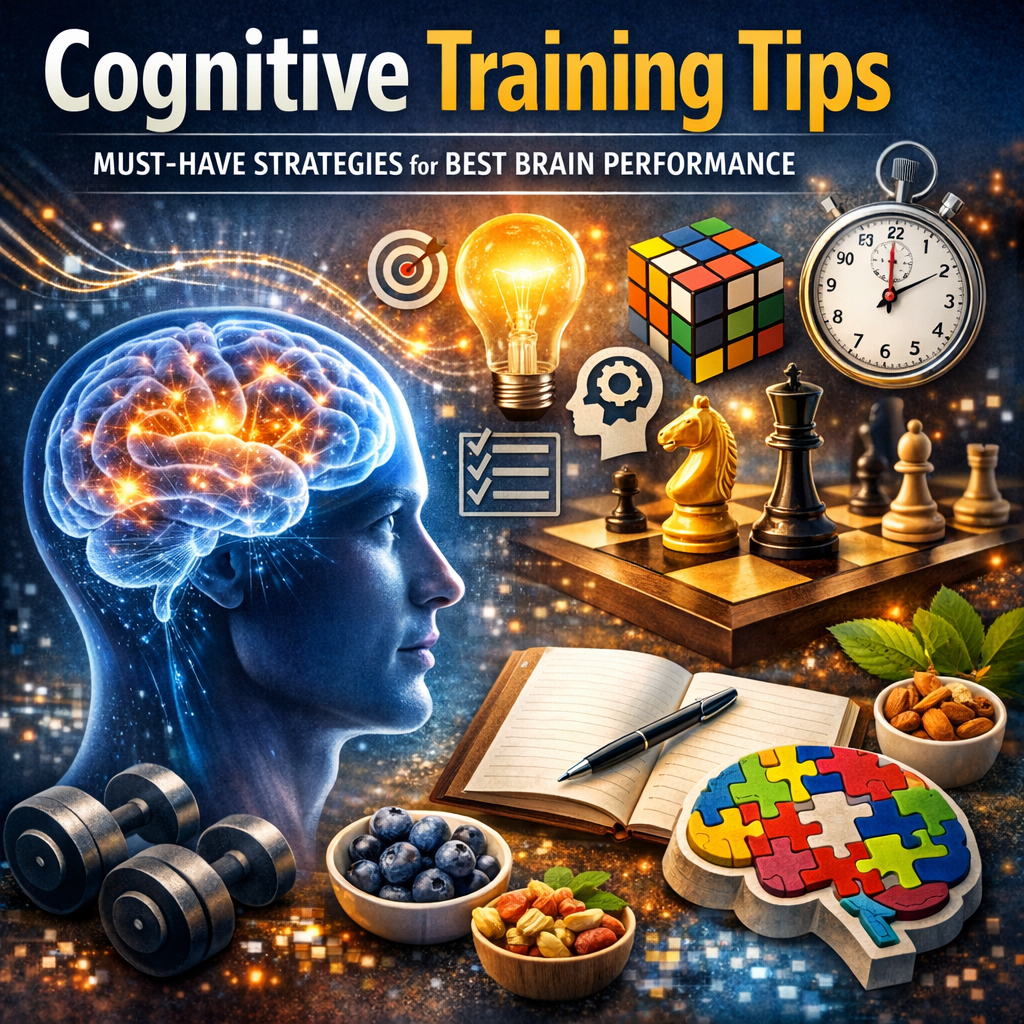 Illustration of Cognitive Training Tips: Must-Have Strategies for Best Brain Performance