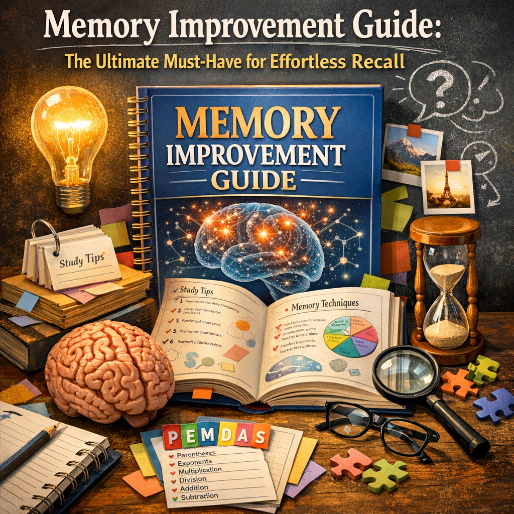 Illustration of Memory Improvement Guide: The Ultimate Must-Have for Effortless Recall