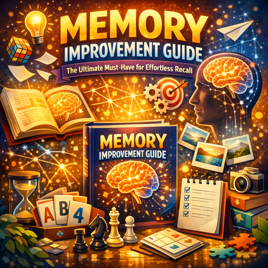 Illustration of Memory Improvement Guide: The Ultimate Must-Have for Effortless Recall