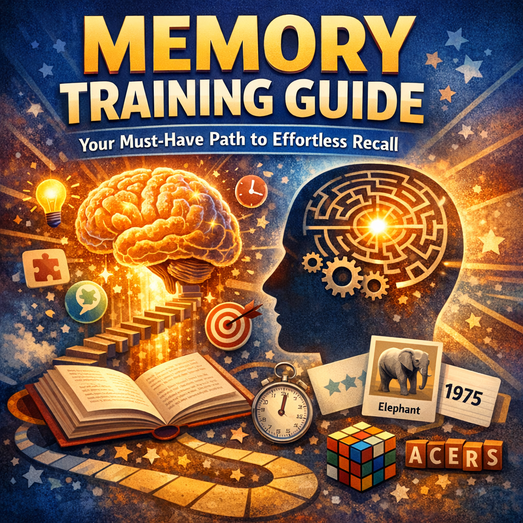 Illustration of Memory Training Guide: Your Must-Have Path to Effortless Recall