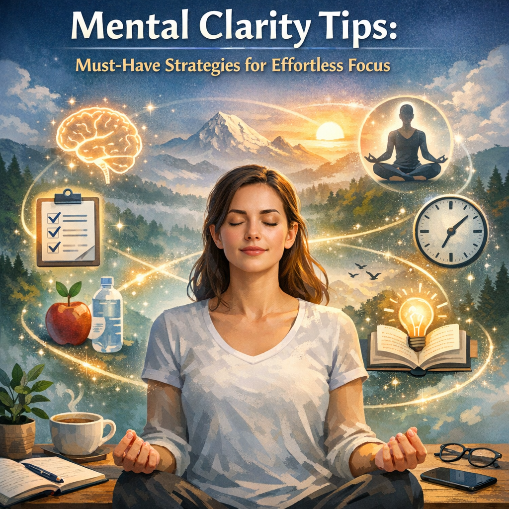 Illustration of Mental Clarity Tips: Must-Have Strategies for Effortless Focus